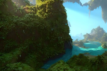 Background Concept with Water