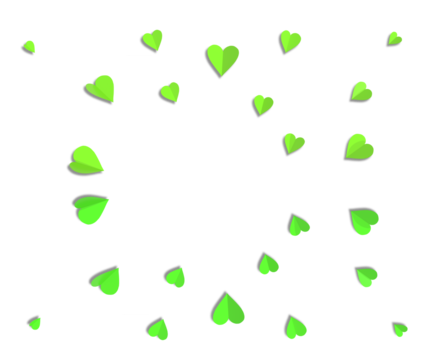 love hearts envelope isolated red valentnes day background