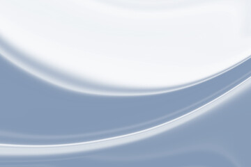 Blue waves or water flow with light on blue background. Abstract technology background.