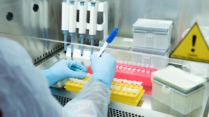 scientist working in laboratory
