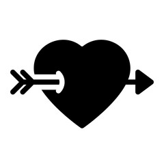 cupid glyph icon