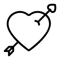 cupid line icon
