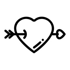 cupid line icon
