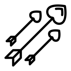 cupid line icon