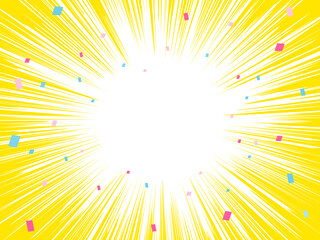 スーパーSALE　キャンペーン　紙吹雪　バナー背景