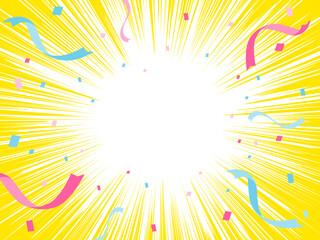 スーパーSALE　キャンペーン　紙吹雪　バナー背景