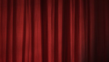 Red draped curtains texture background