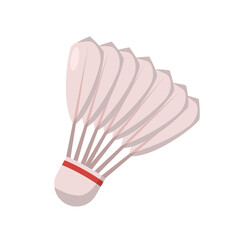 badminton shuttlecock isolated	
