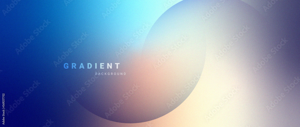 Wall mural abstract blurred color gradient background vector
