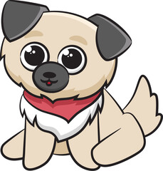 Cartoon dog illustration