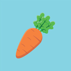 cute carrot vegetable cartoon vector icon illustration food nature icon concept for kid vitamin isolated