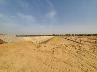 plowed field in autumn