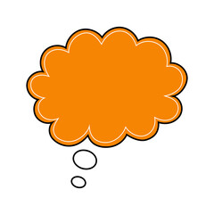 Speech bubble. Transparent PNG.