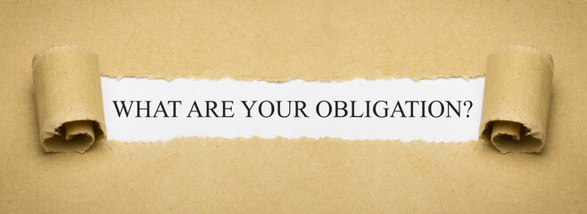 What are your obligations?
