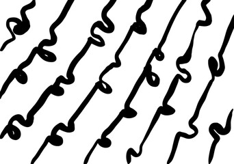 Handdrawn Brush Strokes with Nodes