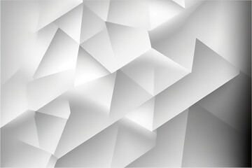  a white abstract background with a lot of small triangles on it's side and a black border at the bottom of the image and bottom of the image.  generative ai