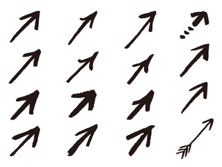 手書きの矢印セット001