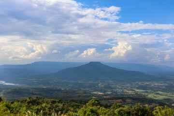 Fototapeta premium Beautiful mountain and sky at Thailand