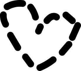 cute hand drawn doodle line element decoration