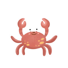 crab watercolor