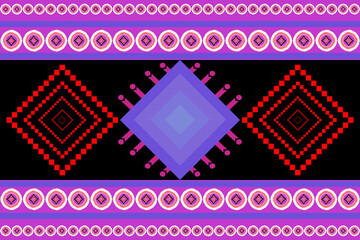 Ethnic boho seamless pattern. Tribal pattern. Folk motif. Textile rapport.