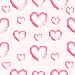 seamless pattern for valentine's day, holiday and wedding. Design for postcard and congratulation.
