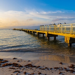 Higgs Pier at Higgs Beach Memorial Park, Key West, Florida, USA