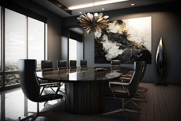 meeting, conference, board, business, office, headquarters, center, professional, work, hotel, banquet, hall, gorgeous, stunning, desk, chair, table, armchair, sofa, artwork, luxury, architecture