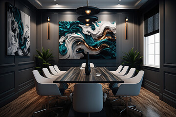 meeting, conference, board, business, office, headquarters, center, professional, work, hotel, banquet, hall, gorgeous, stunning, desk, chair, table, armchair, sofa, artwork, luxury, architecture