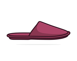 Slippers cartoonish vector illustration design.