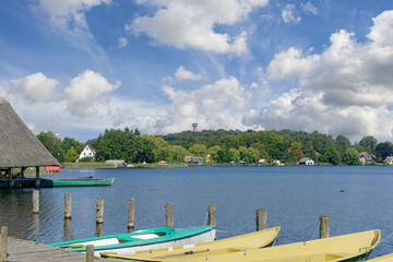 Fototapeta na wymiar Krakow am See,Mecklenburgische Seenplatte,Mecklenburg-Vorpommern,Deutschland