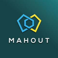 mahout logo  M design temlate