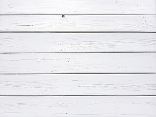 Background white wooden planks board texture.