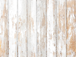 Obraz premium White planks wood. Boards texture background