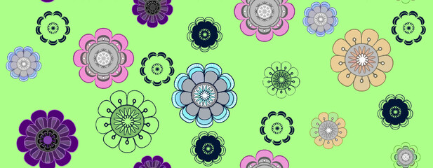 Digital And Textile Design Pattern