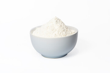 white ceramic bowl of flour