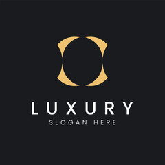 Abstract initial letter O, usable for branding and business logos, Logo Design Template, vector illustration