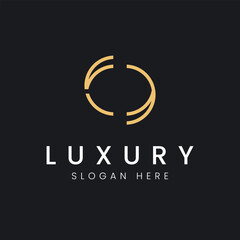 Abstract initial letter O, usable for branding and business logos, Logo Design Template, vector illustration