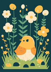 Set of Easter backgrounds.