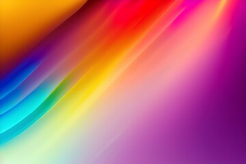 Obraz premium abstract rainbow background- Generative Ai