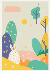 Set of Easter backgrounds.