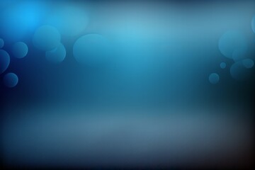 Abstract blue blurred color gradient background, generative ai