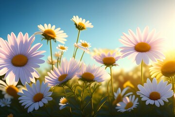 daisies in the sky- Generative Ai