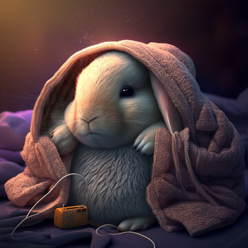 bunny, easter, generated by AI