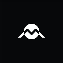 Modern M logo design
