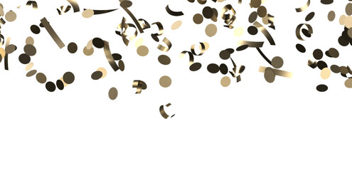 Gold Confetti Glitter Overlay