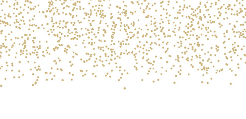 Glittering golden confetti png. Glittering golden confetti falls from above on transparent background. Celebrate festivals.