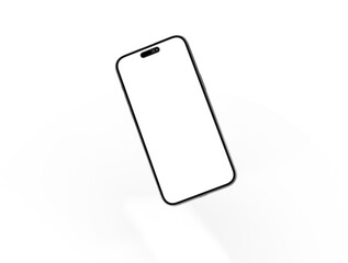 realistic smartphone template mockup for user experience presentation