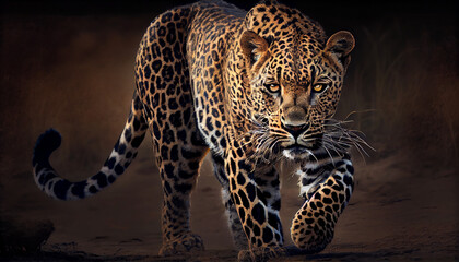 Fototapeta na wymiar wildlife portrait in africa