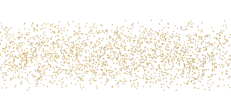 gold confetti